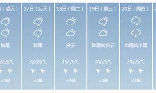 上林县未来十天天气_上林天气预报未来十五